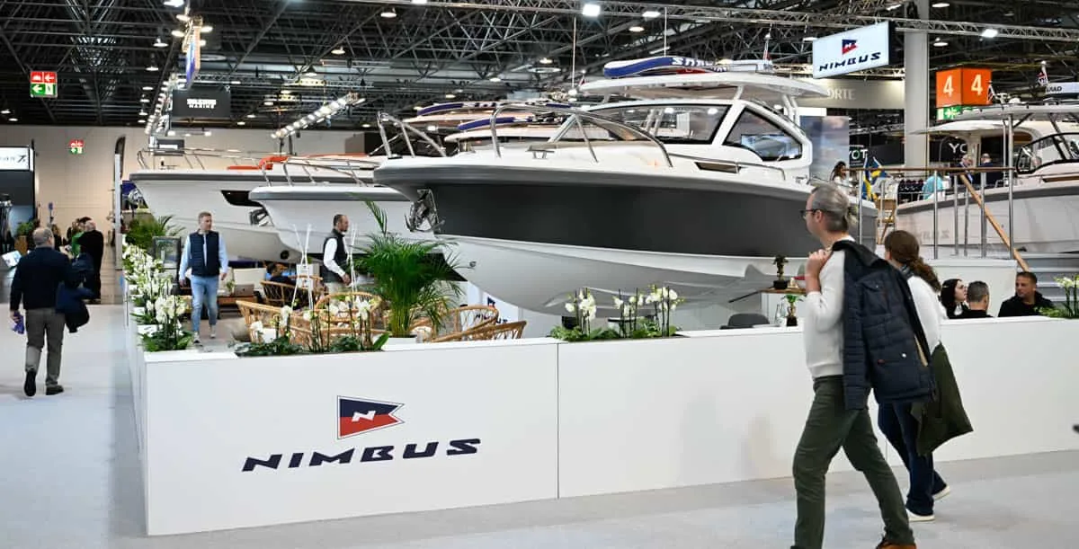 Stand von Nimbus auf der Boot Düsseldorf