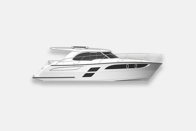 Rendering des Marex 360 Cabriolet Cruiser