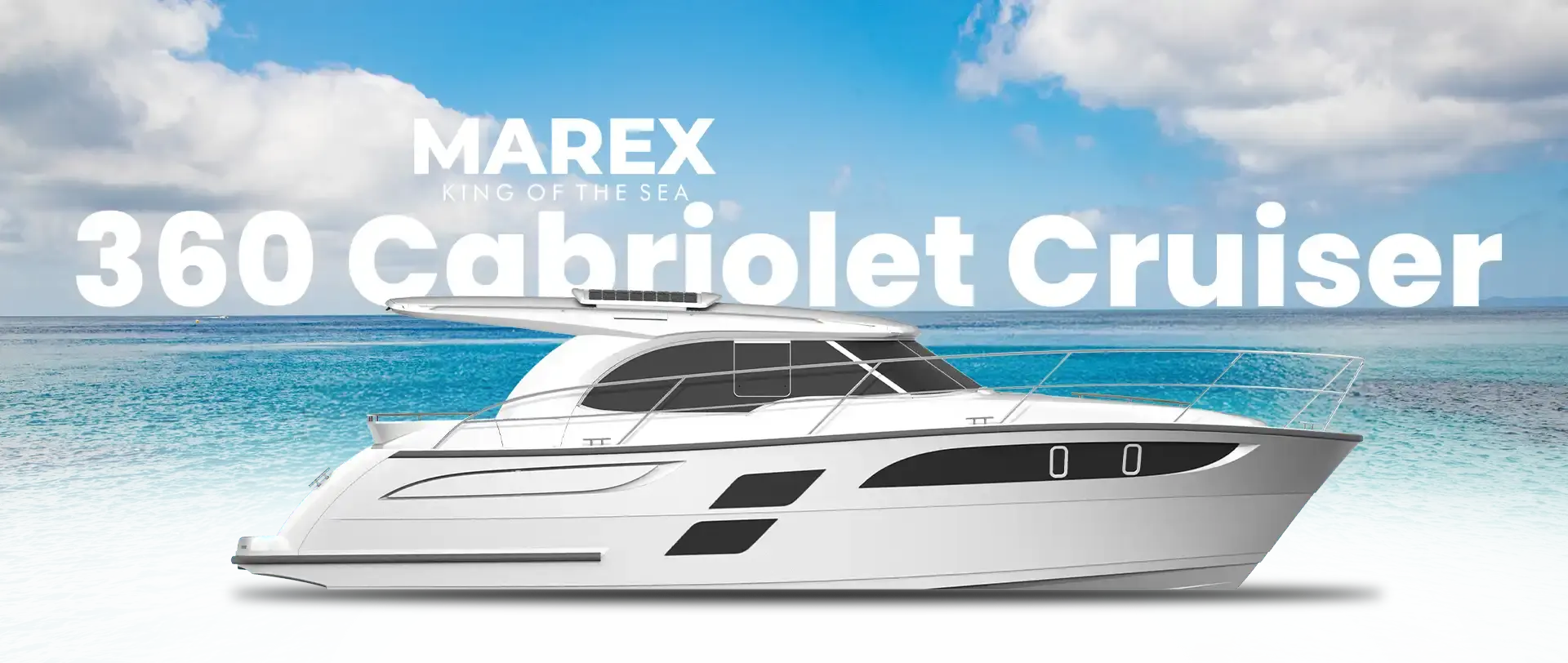 Banner M360 Banner del render de la Marex 360 Cabriolet Cruiser