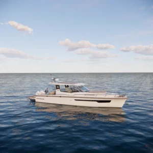 Render de un plano general de la Nimbus W12 con T-Top