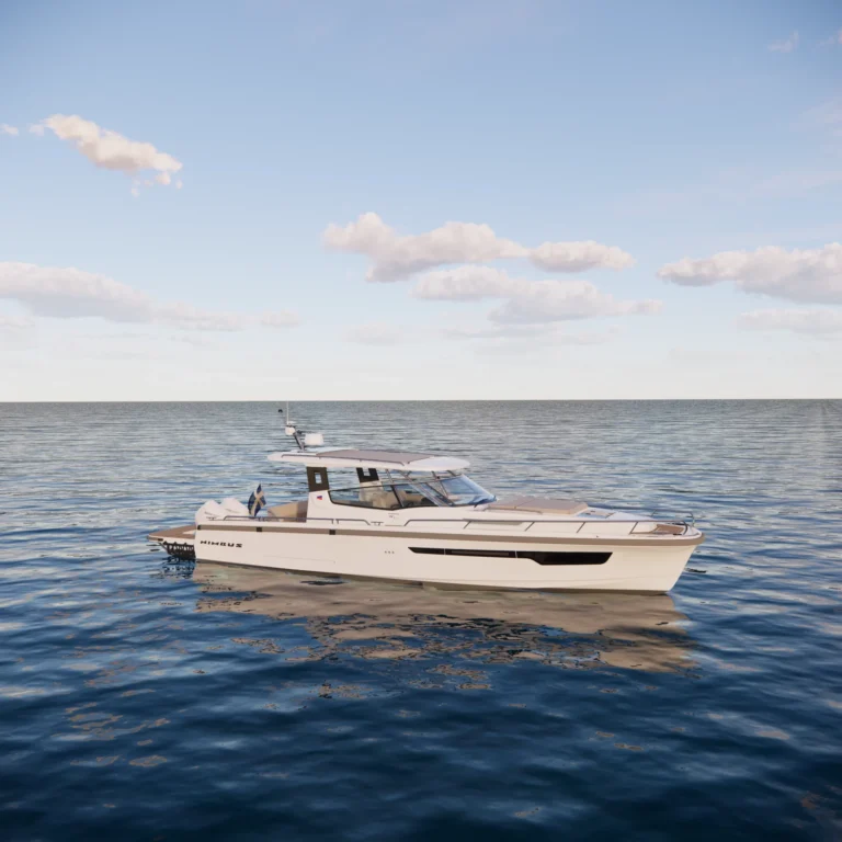 Render de un plano general de la Nimbus W12 con T-Top