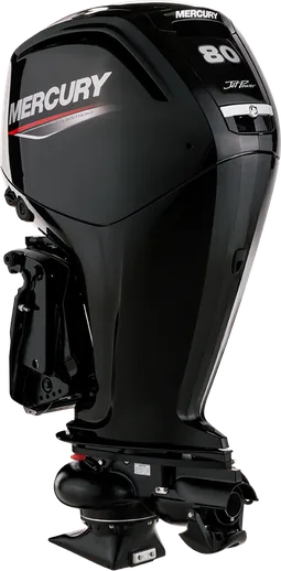 mm_80hp_4s_jet_rp_3-4.png__255x0_q85_autocrop_crop-scale_subsampling-2_upscale PIONER MULTI III with Mercury 80 hp outboard motor, exterior rear-side view.