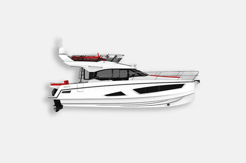 Rendu du Parker Monaco 110 Fly